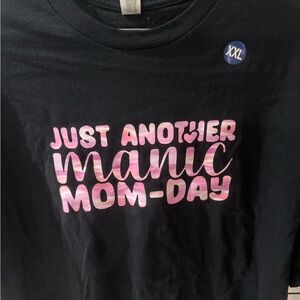 Handmade XXL Black Graphic tee Shirt